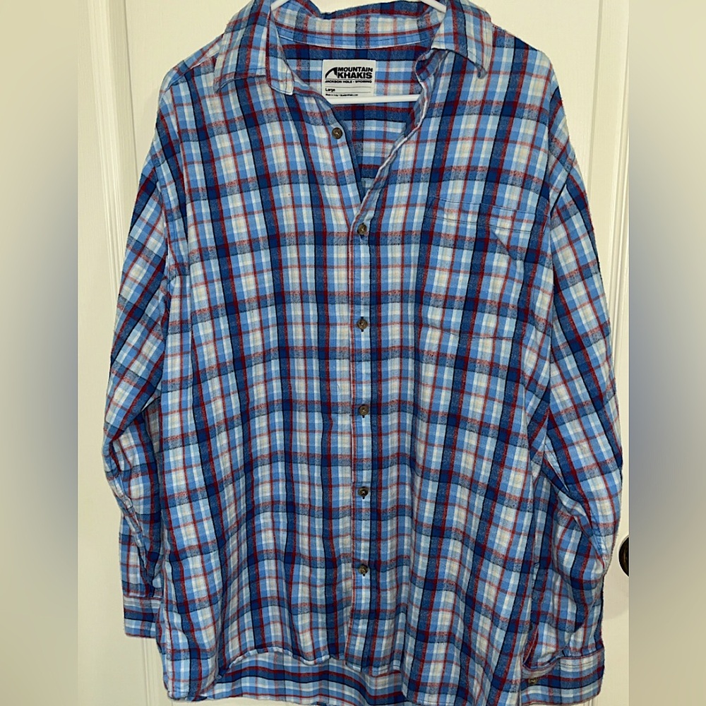 Mountain Khakis Men’s Lightweight Flannel Button down (L)
